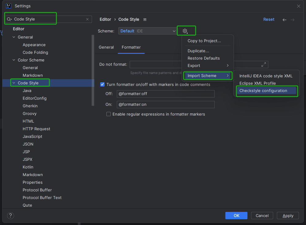 Code_Style_configuration